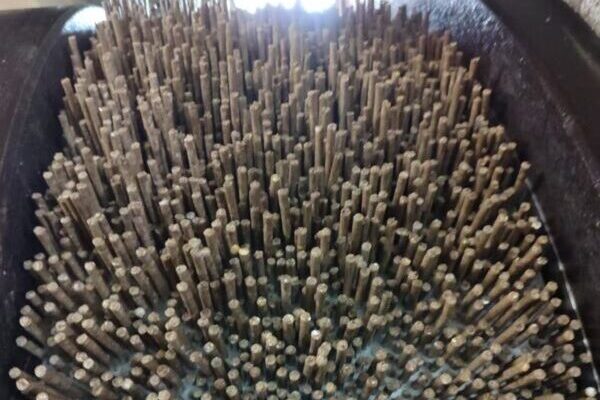 Good pellet quality example from pellet mill ring die