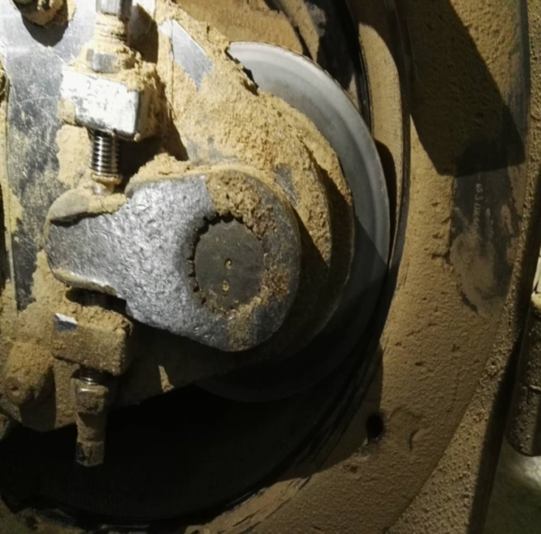  Ring die and roller contact zone