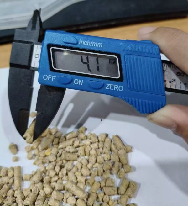 Die hole diameter reference vs discharged pellet diameter